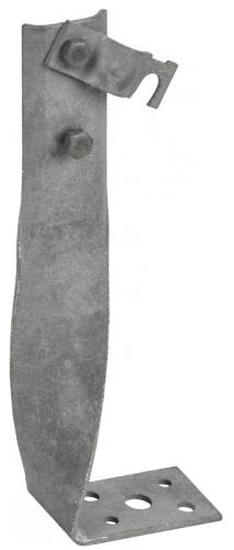 Дер. пр. кр. 6-10мм вин. угл. скр. h=140мм оц. сталь HDZ IEK | код ZDP87-14-1-16-140 | IEK