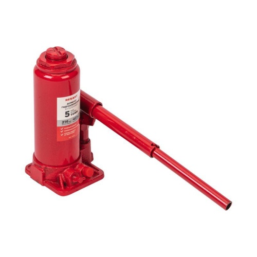 Домкрат гидравлический бутылочный 5т в пластиковом кейсе | код 80-0611 | REXANT фото 4