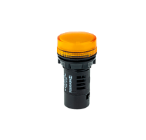 Сигнальная лампа,16мм, синий, 220V AC, моноблок IP40 MT16-D66 | код 73811 | MEYERTEC