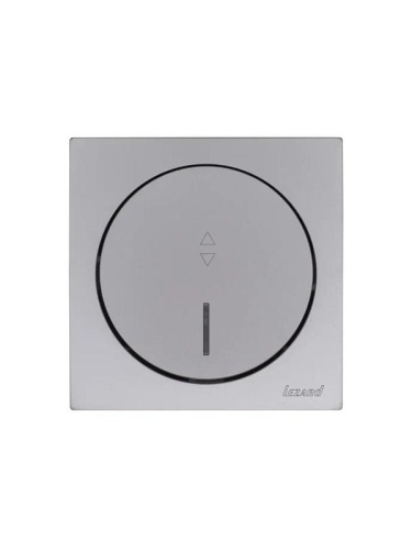 Выключатель проходной 1-кл. СП OSEN 10А IP20 с подсветкой механизм сер. матов. LEZARD 743-7488-114 фото 3