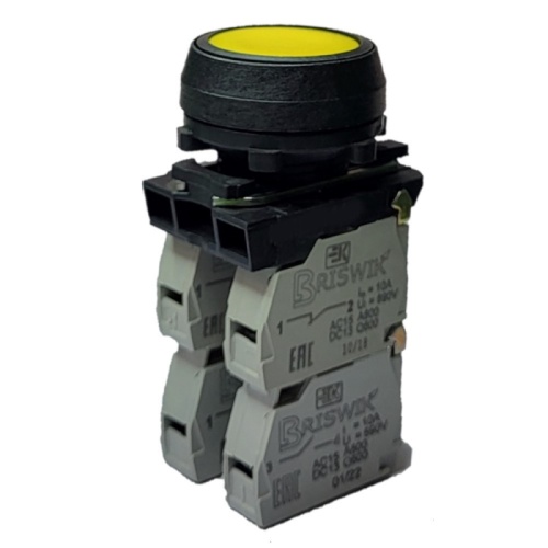 Выключатель Briswik КЕ 182/2м желтый 3но+1нз Цилиндр IP66 УХЛ2 10А | код aZ-DB-6Ai-0442 | Briswik Выключатель Briswik КЕ 182/2м желтый 3но+1нз Цилиндр IP66 УХЛ2 10А | код aZ-DB-6Ai-0442 | Briswik