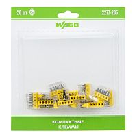 Компактная 5-проводная клемма, 6 штук (серия 2273-205) | код 07-5134-06 | WAGO