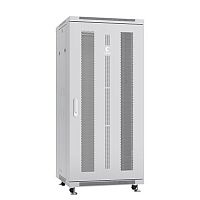 Cabeus ND-05C-27U60/100 Шкаф монтажный телекоммуникационный 19 напольный для распределительного и серверного оборудования 27U 600x1000x1388mm (ШхГхВ) передняя и задняя перфорированные двери, ручка с замком, цвет серый (RAL 7035) | код 7884c (0) Брен