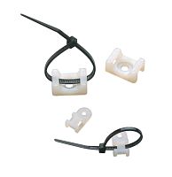 542 110B, Основание для стяжек шир. до 5 мм, под винт, (белый), VK1 | код 0.0.0.5.42110B | KLEMSAN