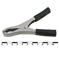 Зажим-крокодил RUICHI 8-0041 под пайку/обжим, 50 А, черный | код 76435 | Ruichi