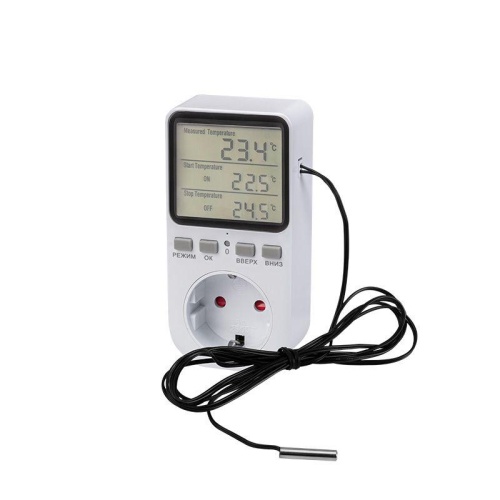 Терморегулятор цифровой 16А-01 в розетку, белый | код 51-0800 | REXANT фото 9 Терморегулятор цифровой 16А-01 в розетку, белый | код 51-0800 | REXANT фото 9