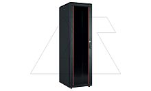 Щит серверный телеком. 19., 42U, ВxШxГ 2053x800x1000мм, DYNAmic Server, 1000кг, напольный, перед. дверь перф., задняя дверь перф. распашн., черный | код LN-FS42U8010-BL-CLAA-F-S | LANDE