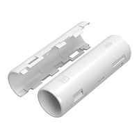 Муфта разборная d20 мм белая (10шт/320шт уп/кор) Промрукав | код PR13.02445 | ПРОМРУКАВ