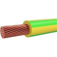 Провод установочный EXPERt class ПуГВнг(А)-LS 1х1,5 (ж/з), 0,45кВ упаковка 200м | код EC025254 | ЭКСПЕРТ-КАБЕЛЬ