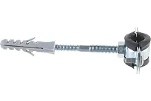 Хомут трубный с рез.профилем (16-20мм) 3/8' M8 оцинкованный | код ХТР (16-20мм) 3/8 M8 | KMP