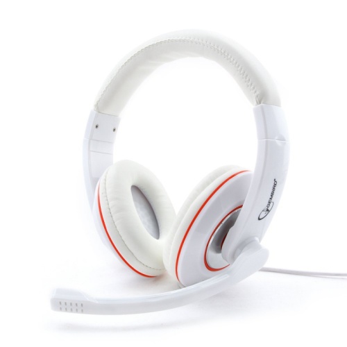 Гарнитура стерео Gembird MHS-780 , белый, регулятор громкости | код MHS-780 | Gembird