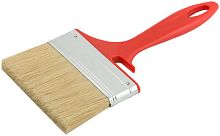 Кисть флейцевая "Крафт" 100мм натур. свет. щетина пластик. ручка с выемкой КУРС 00845