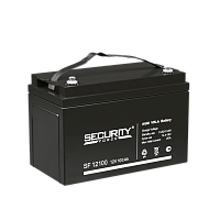 Аккумуляторная батарея SF 12100, напряжение 12В емкость 100Ач, разработана для резервного электропитания охранно-пожарных систем. Security Force | код 4614030010007 | SECURITY FORCE