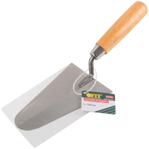 Мастерок бетонщика профи 160мм FIT 05006 фото 3