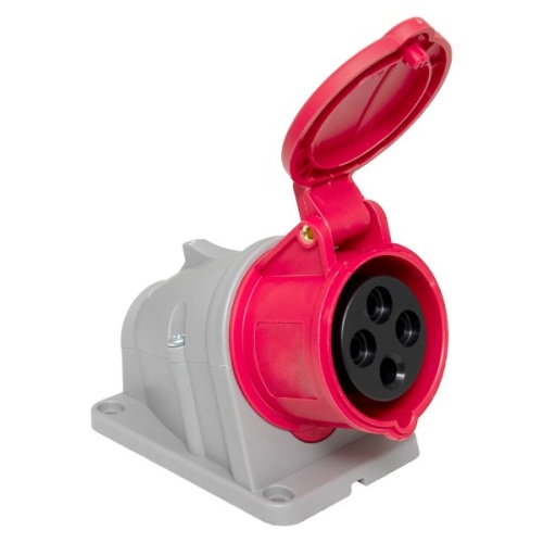 Розетка стационарная наружная 114 3Р+РЕ 16А 380В IP44 EKF PROXIMA | код ps-114-16-380-PRO | EKF фото 3