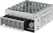 Источник питания AC-DC, 15Вт, вход 85…264В AC, 47…63Гц / 125…373 В DC, выход 12В/1.3A, рег. вых 10.8…13.2 В , изоляция 3000В AC, в кожухе 62,5х51х28мм, -20…+70С | код RS-15-12 | MeanWell
