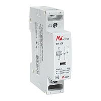 Контактор модульный КМ 20А 2NО 230VAC (1 мод.) AVERES EKF | код km-av-1-20-20-230V | EKF