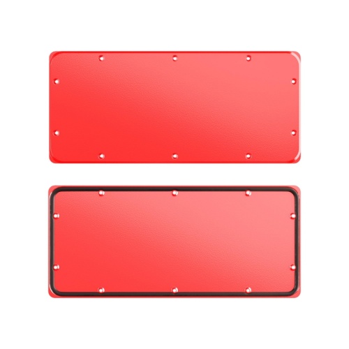 Фланец сплошной для корпусов ST, тип 4, 443x153 мм, красный RAL3020 | код R5FSST02-RAL3020 | DKC Фланец сплошной для корпусов ST, тип 4, 443x153 мм, красный RAL3020 | код R5FSST02-RAL3020 | DKC