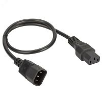 Кабель питания IEC320 C13 - IEC320 C14, 1,0 м, сечение 3х1,5 мм | код R5CORD3410 | DKC
