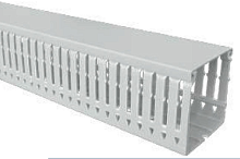 Кабельный канал перфорированный с крышкой (6мм) 120x60мм, серый цвет, 1 м | код CWD1260G | CETINKAYA PANO