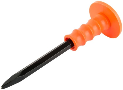 Зубило пикообразное с пластиковым протектором 250х14 мм | код 46825 | КУРС фото 2