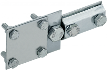 Заж. соед. контр. пр. 6-8мм-полоса 40мм оц. сталь HDZ IEK | код ZCC56-14-1-68-40 | IEK