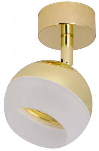 Светильник 4011 настенно-потолочн. GX53 золото IEK | код LT-USB0-4011-GX53-1-K22 | IEK