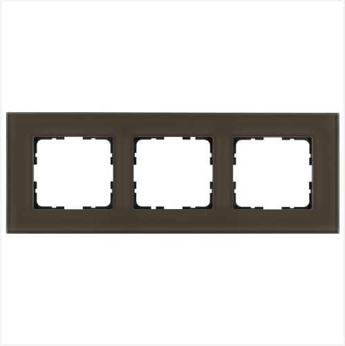 Рамка 3-м G-Glass стекло каперсовый Jasmart G1003GT