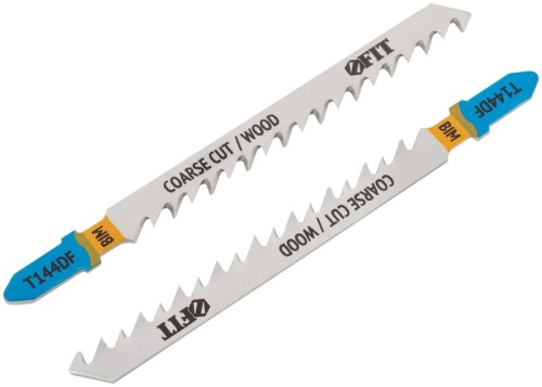 Полотно по дереву Bimetal разведенные шлифованные зубья 100/74/4мм (Т144DF) (уп.2шт) FIT 40891 фото 2