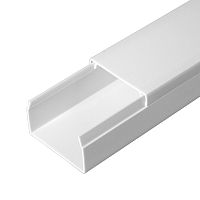 Кабель-канал белый 2-й замок в п/э 40х25 мм (24 м/уп) Промрукав | код PR03.0053 | ПРОМРУКАВ