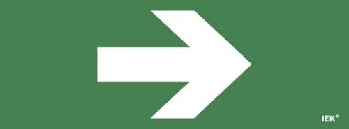 Этикетка самокл. 350х130мм Направляющая стрелка IEK | код LPC10-1-35-13-STR | IEK Этикетка самокл. 350х130мм Направляющая стрелка IEK | код LPC10-1-35-13-STR | IEK
