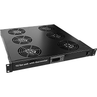 Блок 6-ти вентиляторов 19, с подшипниками, с термостатом, 1U | код TWT-CBB-FANB6-RACK-T | TWT