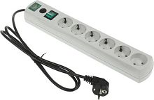 Сетевой фильтр Most LRG 1.6м (6 розеток) белый (пакет ПЭ) | код 359260 | MOST
