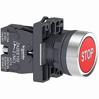 Кнопка  Thorsman 22 мм²  IP20,  Красный |  код.  XA2EA4342 |  Schneider Electric