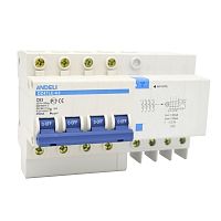Диф. Автомат DZ47LE-32 4P 32A 100mA тип AC х-ка С 6kA (ANDELI) | код ADL02-026 | ANDELI