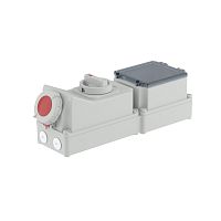 Розетка настенная с механической блокировкой и DIN-рейкой на 6 модулей WSD IP67 16А 3P+E+N 400В | код DIS5681687 | DKC