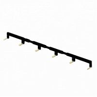 6-полюсный шинный соединитель черный | код 022260 | FINDER