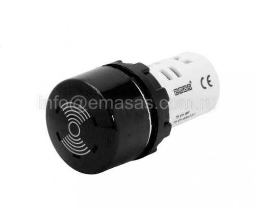 Моноблочный зуммер без подсветки 220 В переменного тока | код MBZX220S | EMAS