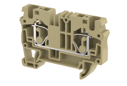 Клемма проходная пружинная 6 мм2, на 2 подключения, хаки SQ6-KHAKHI | код 2104010006 | Elmex Клемма проходная пружинная 6 мм2, на 2 подключения, хаки SQ6-KHAKHI | код 2104010006 | Elmex