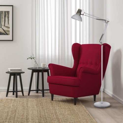 Светильник KD-431F С71 напол. Berlin 1х E27 40Вт 230В бел.+хром Camelion 13091 фото 2