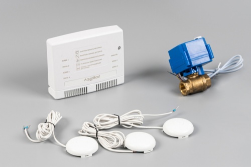 Комплект защиты от протечки воды AquaBast Line Коттедж 1” 1кран 3 провод датчика | код 134 | БАСТИОН Комплект защиты от протечки воды AquaBast Line Коттедж 1” 1кран 3 провод датчика | код 134 | БАСТИОН