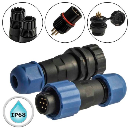 Разъём герметичный SZC13 7P-F-M, 7 контактов | код 106771 | SZC Разъём герметичный SZC13 7P-F-M, 7 контактов | код 106771 | SZC