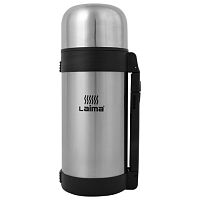 Термос LAIMA классический с узким горлом, 1,2 л, нержавеющая сталь, пластиковая ручка | код 605125 | LAIMA