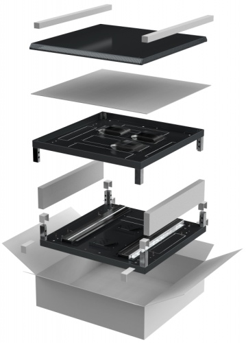 ITK LINEA N Компл. осн. и крыша 600х1000мм шкафа 28-47U чер. | код LN05-XXX61-Y | ITK by IEK ITK LINEA N Компл. осн. и крыша 600х1000мм шкафа 28-47U чер. | код LN05-XXX61-Y | ITK by IEK