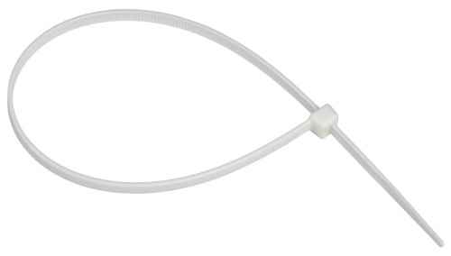 Хомут 4.8х300мм P6.6 самозатухающий бел. (уп.100шт) IEK UHH90-D048-300-100-K01