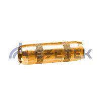 Муфта соединительная 16 мм, латунь | код 90224 | ЕЗЕТЕК