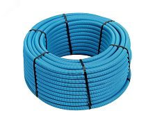 Кожух гофрированный 26 мм синий, бухта 50м | код 50-MB26 | Henco