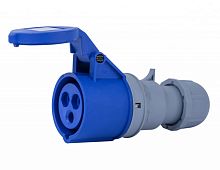 Розетка перен. 2Р+РЕ 16А 220В IP44 РП-103 | код 26130DEK | DEKraft