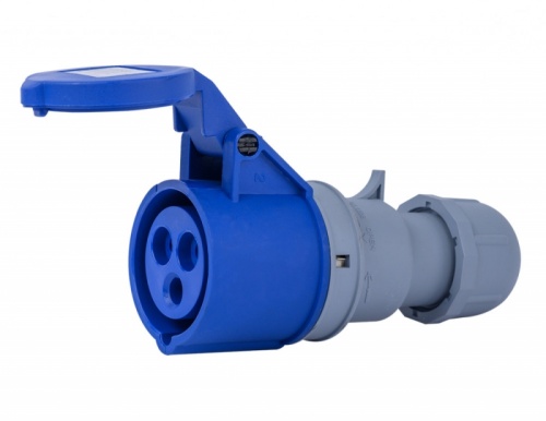 Розетка перен. 2Р+РЕ 16А 220В IP44 РП-103 | код 26130DEK | DEKraft