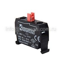 Блок-контакт CM CP (1НЗ) для исп. с кнопками серии В в пультах управ. | код C4BK| EMAS